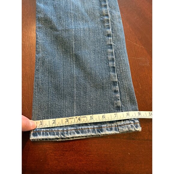 Miss Me Jeans “Danielle” Bootcut Distressed Y2K Denim Low Rise Waist Size 30 - Picture 10 of 13